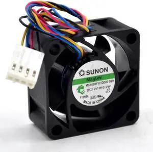 Aomoproing For SUNON MC40201V2-Q000-S99 4020 40mm 12V 0.9W 4 wire PWM cooling fan 40*40*20mm