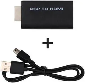 Aomoproing Full High-definition Video Conversion Interface Game Console to Projector Converter for Ps2 to Adapter