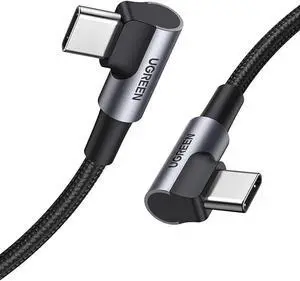 Aomoproing USB-C to USB-C Cable Right Angle 60W Power Delivery Fast Charging Cord Compatible with Nintendo Switch Google Pixel 4 3 XL Samsung Galaxy Note 20 10 S20 S10 MacBook Air iPad Pro 2020 6FT