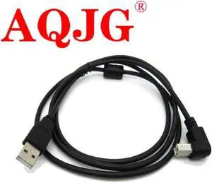 Aomoproing Right Angle USB 2.0 A Male to USB B Male Type B BM Right Angle Printer scanner 90 degree cable 100cm BM Angled Cable