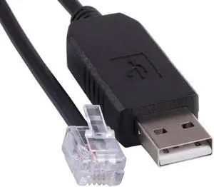 Aomoproing FTDI USB TTL RJ11 6P4C Cable For Iskra ME382 EN MT382 P1 Port Dutch Smart Meter Slimme Cable 6ft