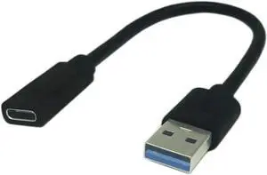 Aomoproing USB 3.0 Type A Male to USB 3.0 Type C Female Gold Plated Connector Converter Adapter (15cm)