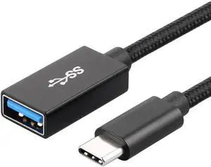 Aomoproing USB C to USB Adapter,2 Pack Type C 3.0 OTG Cable On The Go Type C Male to USB A Female Adapter Compatible For MacBook Pro 2018
