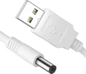 Aomoproing 2Pack 3ft USB 2.0 A Type Male to DC 5.5 x 2.1mm DC 5V Power Plug Connector Cable USB to 5v Power Cable USB to DC Power Charger