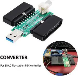 Aomoproing For SNAC Playstation PSX Controller Converter Adapter with USB 3.0 Cable for MiSTer FPGA Analog Digital IO Board Accessory