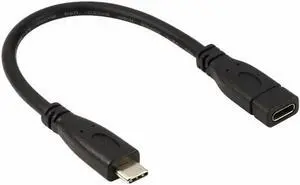 Aomoproing USB-C Type C Male to Female USB 3.1 Extender Extension Short Cable Cord for Nintendo Switch, Macbook 2016 XPS 20CM