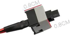 Aomoproing 1pcs Reset Motherboard Cable Desktop Computer PC Case Power Button SW Switch Power Cord Cable Re-start Switch Cable for Mining