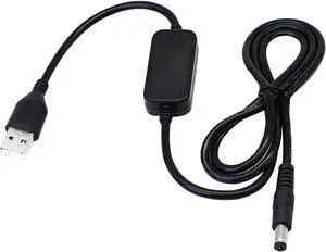 Aomoproing 3.28ft USB 5V to DC 12V Converter Step Up Voltage Converter Power Cable,for Camera, Desk lamp, Speakers, Blue Tooth Headset Aomoproing 3.28ft USB 5V to DC 12V Converter Step Up Voltage Converter Power Cable,for Camera, Desk lamp, Speakers, Blue Tooth Headset