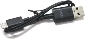 Aomoproing Micro USB charging cable data cable for AKG Y50BT Y45BT N90Q N700NC K845BT Bluetooth Headphones