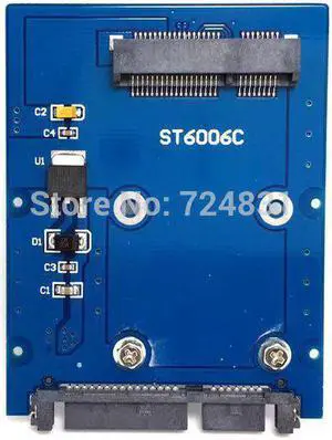 Aomoproing Slim Type Mini PCI-E mSATA SSD to 2.5" SATA 3.0 22pin HDD Adapter Hard Disk PCBA