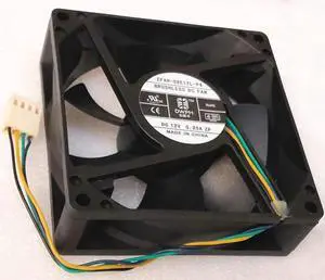 Aomoproing EFAH-08E12L-P4 8025 8cm fan hydraulic 4-wire speed regulation efah-08e12l-p4 12V 0.20a pwm cooling fan