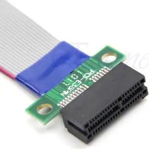 Aomoproing Flex Ribbon PCI Express PCI-e PCIe Riser Card Extender Extension Ribbon Cable YYDS
