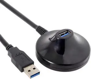 Aomoproing USB 3.0 Type-A Male to Female Extension Dock station Docking Cable 0.8m