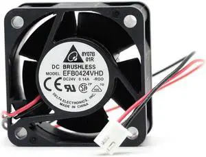 Aomoproing for delta EFB0424VHD DC 24V 0.14A double ball bearing cooling fan 9000RPM 10.1CFM Aomoproing for delta EFB0424VHD DC 24V 0.14A double ball bearing cooling fan 9000RPM 10.1CFM