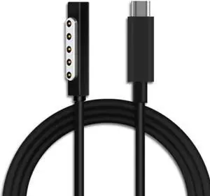 Aomoproing USB Type C Power Supply Charger Adapter Charging Cable Cord for Microsoft Surface Pro 1/2 12V PD Charging