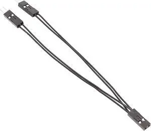 Aomoproing 10cm Motherboard switch Power SW/ RESET SW/ HDD LED /POWER LED 1 to 2 double Adapter Cable