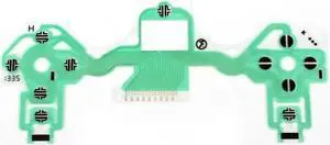 Aomoproing Replacement Button Ribbon Circuit Board Controller for PS4 Dualshock 4 Pro Slim Controller Conductive Film Keypad flex Cable PC