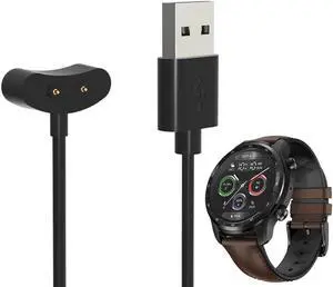 Aomoproing For TicWatch Pro3 Charger Magnetic Adapter USB Charging Cable Cord Base Charging Cord Smart Watch Accessorie For Tic Watch Pro 3