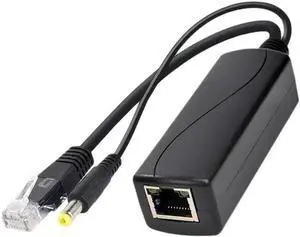 Aomoproing PS5712TG Gigabit Power Over Ethernet Splitter 10/100/1000Mpbs RJ45 Support IEEE802.3 Af/At(30W) Poe Splitter