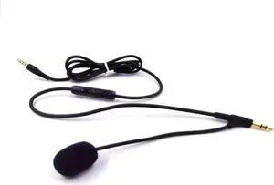 Aomoproing Gaming Headset Cable with Volume Control Laptop 3. 5mm Plug Microphone Cable Replacement Long Headphone Cable Extension