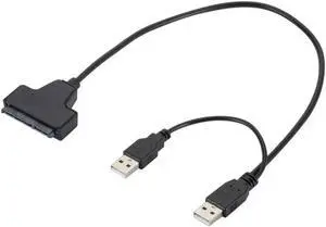 Aomoproing USB 2.0 To Sata External HDD SSD Hard Disk Dirive Adapter 2.5" Converter Cable