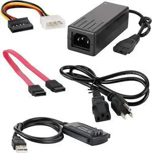 Aomoproing SATA/PATA/IDE to USB 2.0 Adapter Converter Cable for Hard Drive Disk 2.5 inch 3.5 Hard Drive FE for Hard Drive US Plug