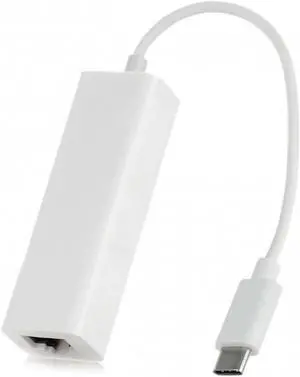 Aomoproing USB-C Type C Male to 100M Gigabit Ethernet Network LAN Adapter for Laptop PC White Aomoproing USB-C Type C Male to 100M Gigabit Ethernet Network LAN Adapter for Laptop PC White