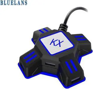 Aomoproing For KX USB Keyboard Mouse Adapter Gamepad Controller Video Converter For PS4 PS3 Xbox One Nintendo Switch FPS Game Accessories
