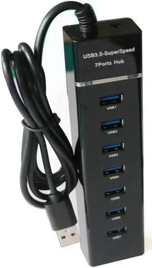 Aomoproing USB 3.0 USB 2.0 7 Ports Hub Splitter Adapter Cable Length 120Cm for Desktop PC Laptop Keyboard Mouse Mobile Hard Disk Aomoproing USB 3.0 USB 2.0 7 Ports Hub Splitter Adapter Cable Length 120Cm for Desktop PC Laptop Keyboard Mouse Mobile Hard Disk