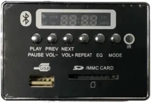 Aomoproing MP3 Decoder Board USB FM Aux Radio Module Remote Control For Car Player Integrated Car Bluetooth Hands-free MP3
