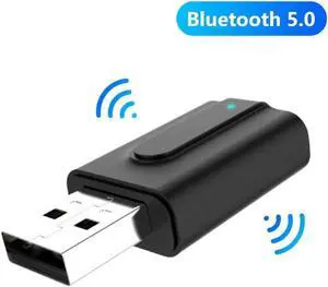 Aomoproing 2 in 1 Bluetooth Wireless Adapter 5.0 USB Receiver Transmitter Adapter for PC Laptop Speaker Box