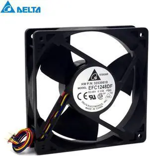 Aomoproing EFC1248D 120*120*25mm 120mm 48V 0.21A 4 wire PWM cooling fan switches for Delta 120*120*25mm
