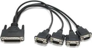 Aomoproing Sunix 4056P Serial card one-to-four lines breakout cable 4-Port Serial RS-232 Adapter
