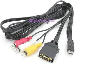 Aomoproing Composite Video Cable for Panasonic HDC-HS60 SD800 SD900 HC-X800 HC-X900 HC-X909 HDC-TM55 HDC-TM700 TM-900 Camcorders