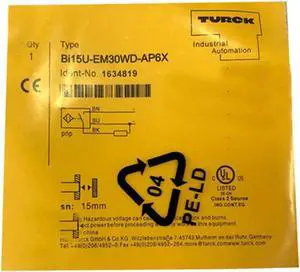 Aomoproing TURCK BI15U-EM30WD-AP6X Inductive sensor 1634819 PNP
