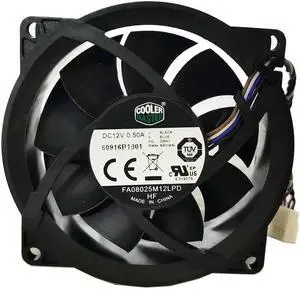 Aomoproing For CoolerMaster FA08025M12LPD 12V 0.50A 804057-001 80*80*25mm Cooling Fan 4pin Cooling Fan Processor Cooler Heatsink Fan Aomoproing For CoolerMaster FA08025M12LPD 12V 0.50A 804057-001 80*80*25mm Cooling Fan 4pin Cooling Fan Processor Cooler Heatsink Fan