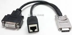 Aomoproing FOR HD Camera HD-VI Adapter Cable HDVI to RJ45 + DVI Female HD Cable Cloud