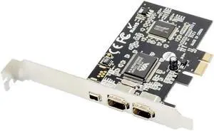 Aomoproing PCI-E 1x to IEEE 3 PORTS 1394 Pcie Firewire Controller Card 1394 4PIN 9PIN Adapter VIA VT6308 Chipset 1394A 1394B sound card Aomoproing PCI-E 1x to IEEE 3 PORTS 1394 Pcie Firewire Controller Card 1394 4PIN 9PIN Adapter VIA VT6308 Chipset 1394A 1394B sound card