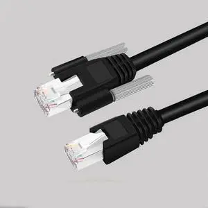 Aomoproing Industrial camera CCD gigabit network cable High flexible drag chain shield with screw fixed dynamic network cable(1M)(CCD CABLE 1PCS)