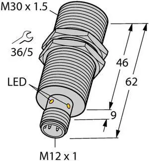 Aomoproing TURCK BI10U-M30-VN4X-H1141 1582352 Inductive sensor NPN