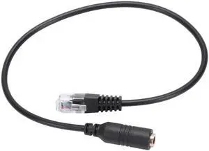 Aomoproing 3.5mm Plug Jack to RJ9 iPhone Headset to for Office Phone Adapter Cable