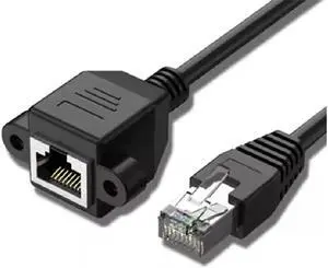 Aomoproing Pure copper RJ45 network cable extension cable and extension cable RJ45 male to female computer gigabit network connection cable(3M)(RJ45 8P 5PCS)