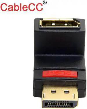 Aomoproing 90 Degree Up Angled DP DisplayPort Male to Female Extension Adapter Aomoproing 90 Degree Up Angled DP DisplayPort Male to Female Extension Adapter