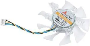 Aomoproing For Y.S.TECH YD128015EL YD128015HL 0.46A DC12V 4-Wires Graphics Card Cooling Fan For GTS250 HD4870