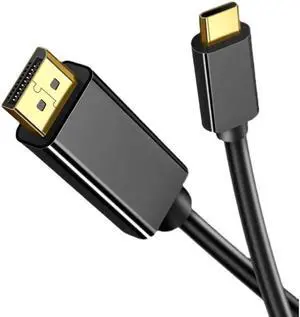 Aomoproing Type-c to DP cable USB-C to displayport adapter 4K high-definition laptop with monitor(1.8M)(TYPE C TO DB 1PCS)
