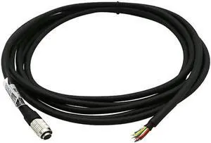 Aomoproing Industrial camera power trigger line compatible with IO power cord plug(3M)(8P CABLE 1PCS)
