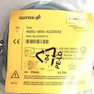 Aomoproing TURCK Ni20U-M30-ADZ30X2 4282810 Inductive sensor
