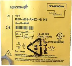 Aomoproing TURCK BI5U-M18-AN6X-H1141 1635150 Inductive sensor NPN Aomoproing TURCK BI5U-M18-AN6X-H1141 1635150 Inductive sensor NPN