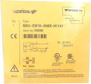 Aomoproing TURCK BI5U-EM18-AN6X-H1141 1635350 Inductive sensor NPN Aomoproing TURCK BI5U-EM18-AN6X-H1141 1635350 Inductive sensor NPN