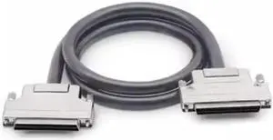 Aomoproing SCSI68 pin connection cable db68 pin male to male connection cable DB68 core all copper data cable for pin SCSI cable(2M)(DB68 M TO F 1PCS)
